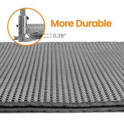 Cat Litter Mat - 25"X15" Honeycomb Double Layer, Urine Waterproof, and Easy to Clean