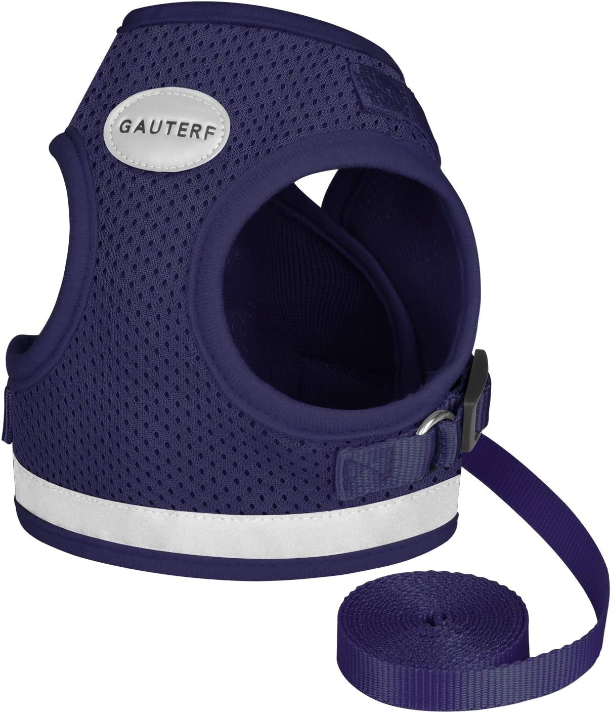 Cat Harnesses and Puppy Harness with Leashes Set, Escape Proof Cat Harness, Adjustable Reflective Soft Mesh Vest Fit Puppy Kitten Rabbit Ferrets'S Outdoor Harness