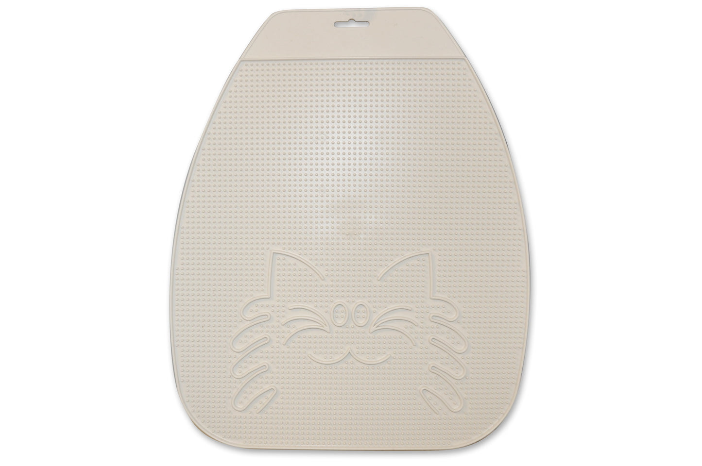 , Trackless Cat Litter Mat, White