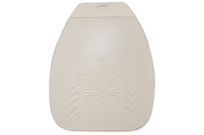 , Trackless Cat Litter Mat, White