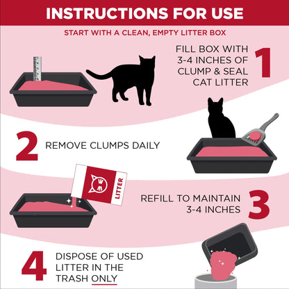(3 Pack)  Clump & Seal Cat Litter Multi-Cat Complete Odor Sealing Clay Clumping Cat Litter, 38 Lb