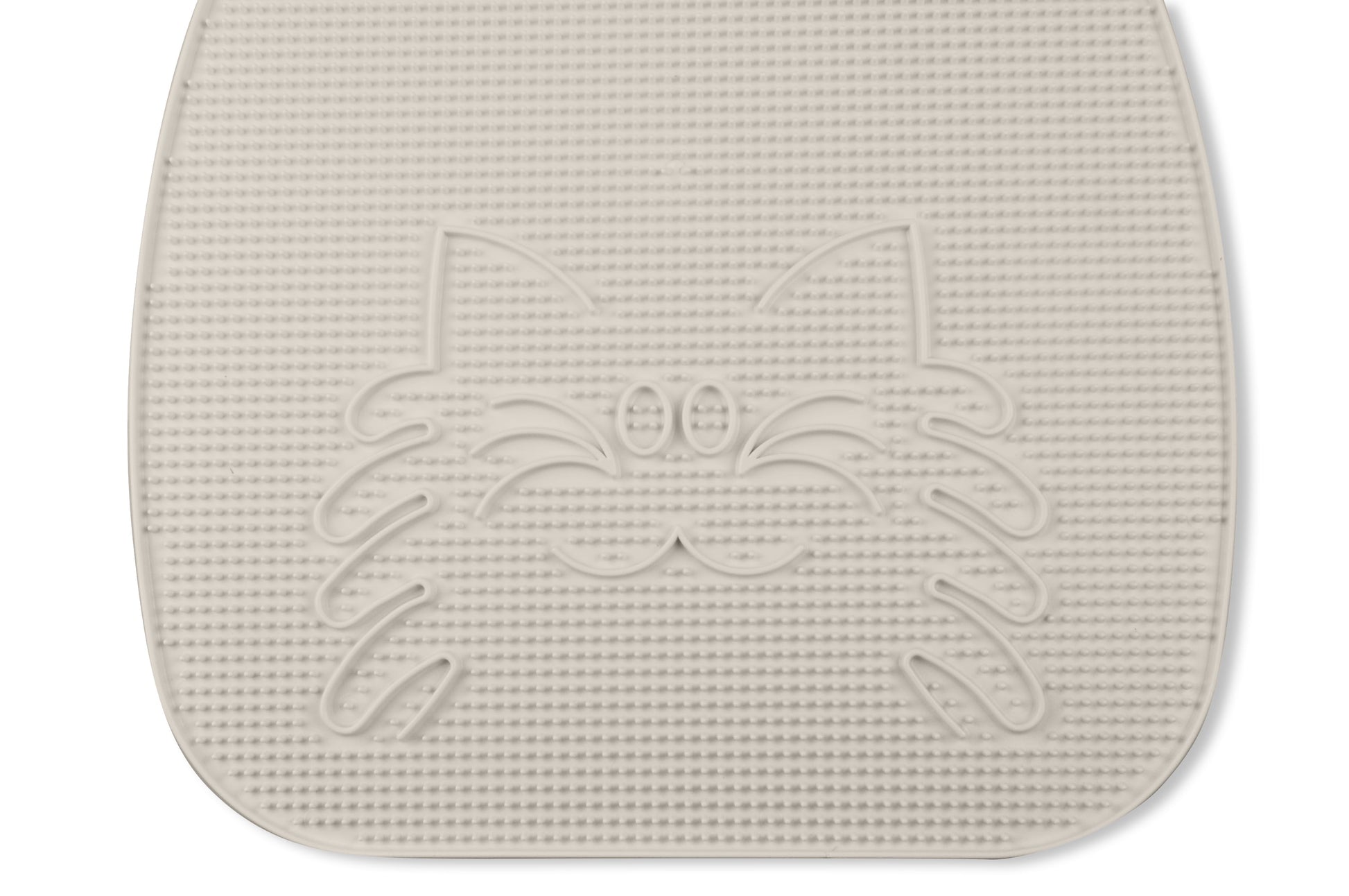 , Trackless Cat Litter Mat, White