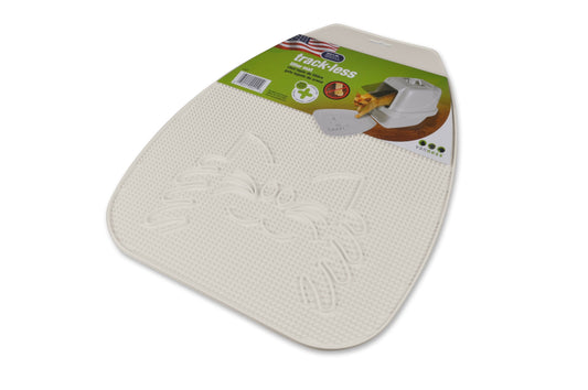 , Trackless Cat Litter Mat, White